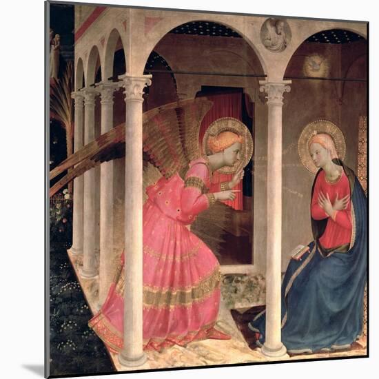 The Annunciation-Fra Angelico-Mounted Giclee Print