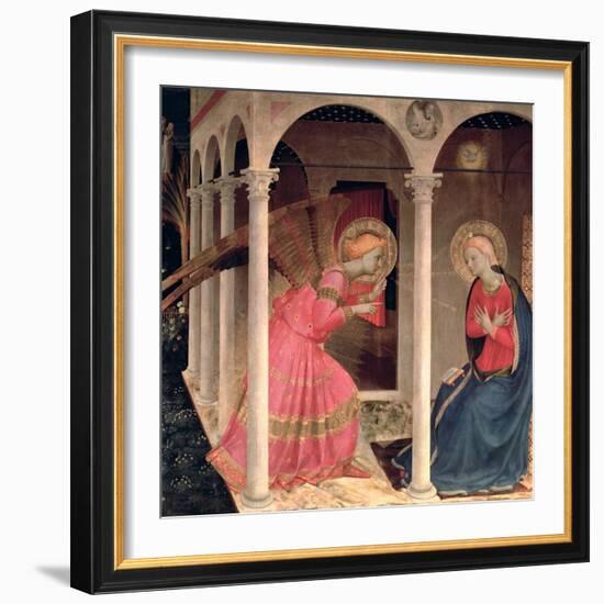 The Annunciation-Fra Angelico-Framed Giclee Print