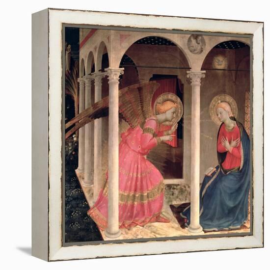 The Annunciation-Fra Angelico-Framed Premier Image Canvas