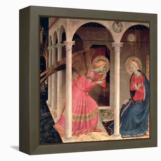 The Annunciation-Fra Angelico-Framed Premier Image Canvas