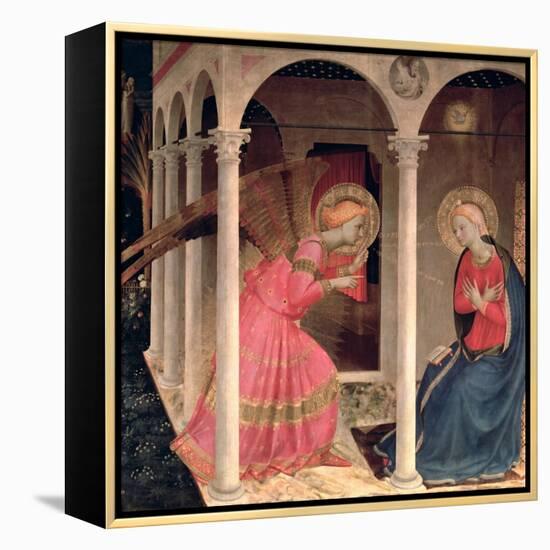 The Annunciation-Fra Angelico-Framed Premier Image Canvas