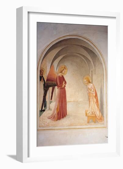 The Annunciation-Fra Angelico-Framed Giclee Print