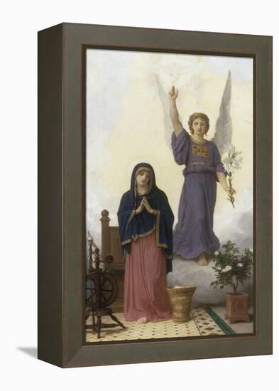 The Annunciation-William Adolphe Bouguereau-Framed Premier Image Canvas