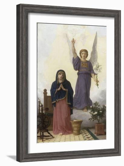 The Annunciation-William Adolphe Bouguereau-Framed Giclee Print