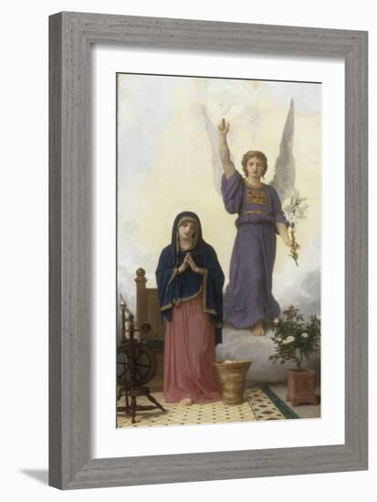 The Annunciation-William Adolphe Bouguereau-Framed Giclee Print