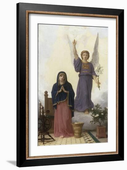 The Annunciation-William Adolphe Bouguereau-Framed Giclee Print