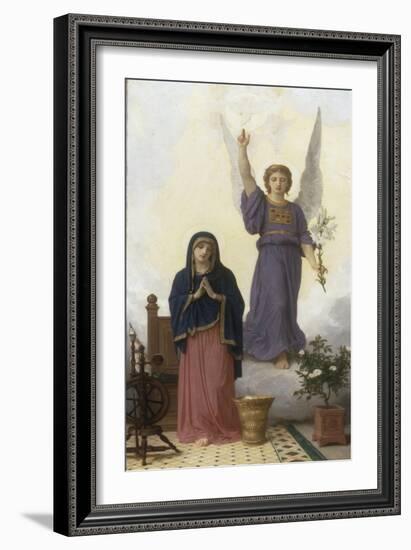 The Annunciation-William Adolphe Bouguereau-Framed Giclee Print