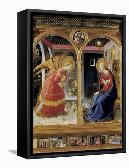 The Annunciation-Fra Angelico-Framed Stretched Canvas