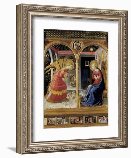 The Annunciation-Fra Angelico-Framed Art Print