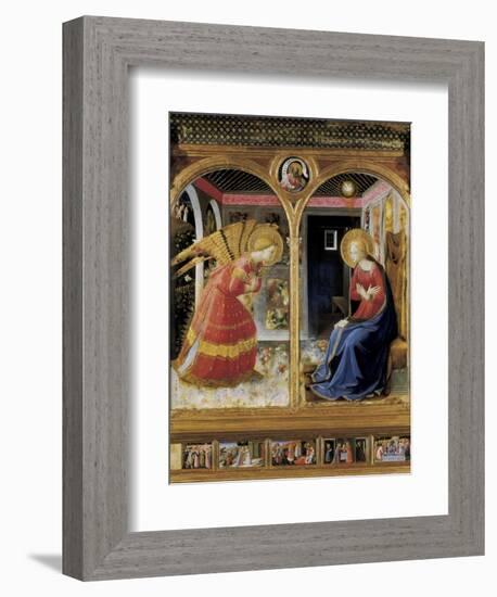 The Annunciation-Fra Angelico-Framed Art Print