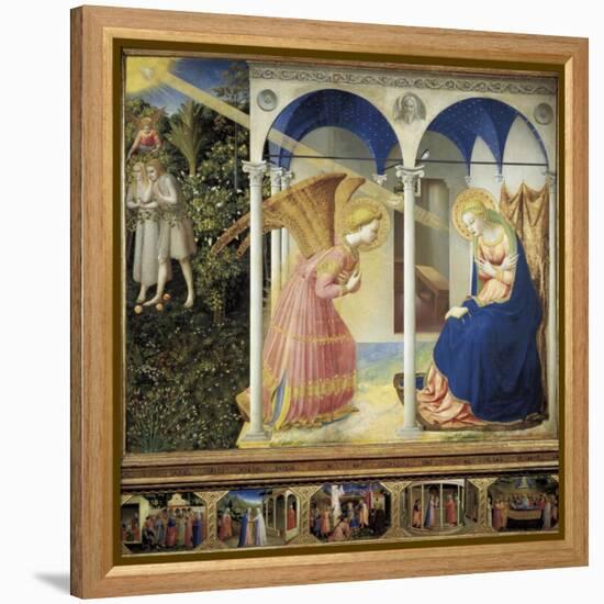 The Annunciation-Fra Angelico-Framed Stretched Canvas