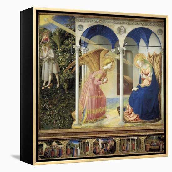 The Annunciation-Fra Angelico-Framed Stretched Canvas