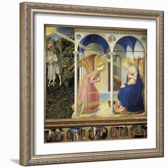 The Annunciation-Fra Angelico-Framed Art Print