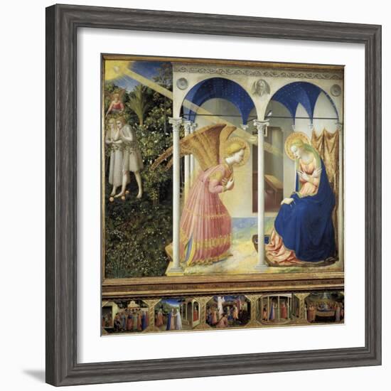 The Annunciation-Fra Angelico-Framed Art Print