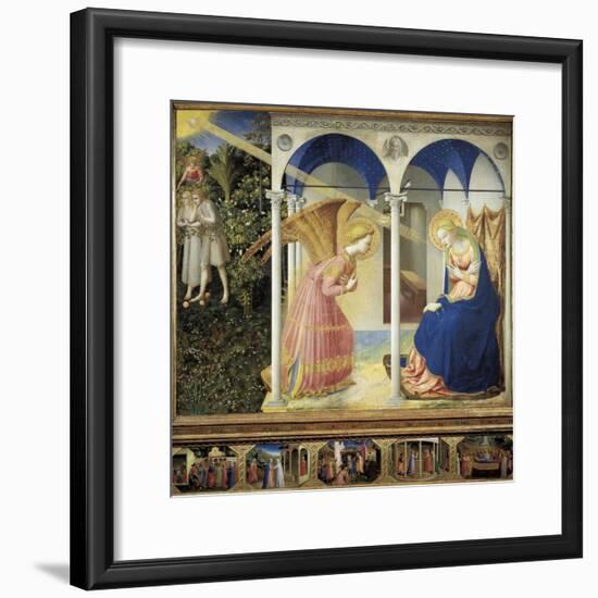 The Annunciation-Fra Angelico-Framed Art Print