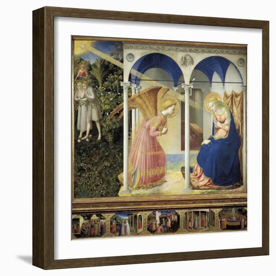 The Annunciation-Fra Angelico-Framed Art Print