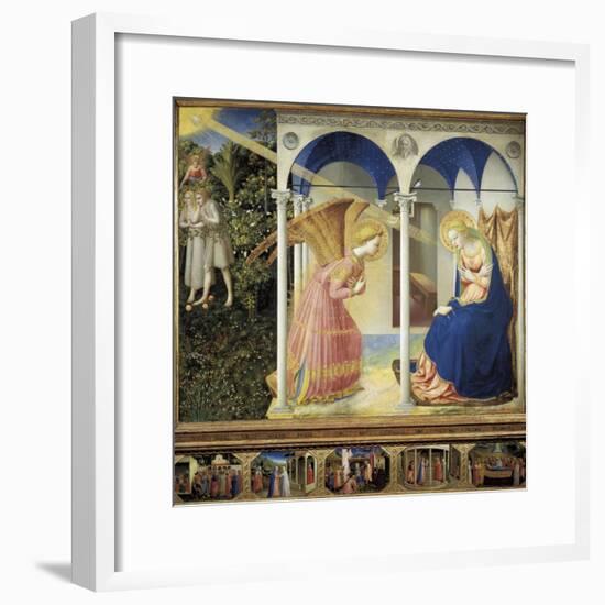 The Annunciation-Fra Angelico-Framed Art Print