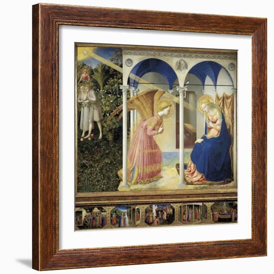 The Annunciation-Fra Angelico-Framed Art Print