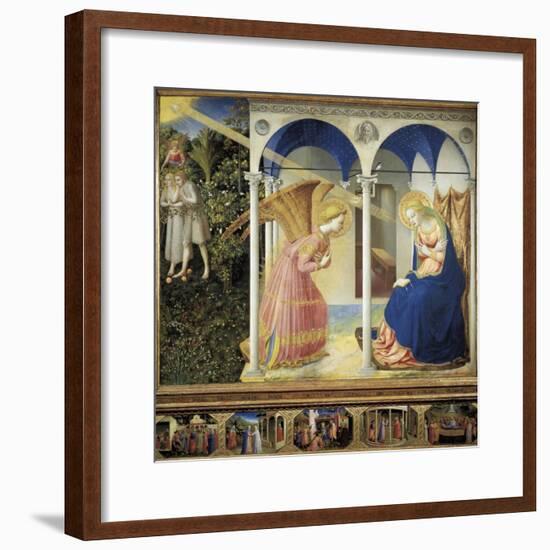 The Annunciation-Fra Angelico-Framed Art Print