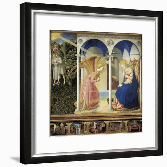 The Annunciation-Fra Angelico-Framed Art Print