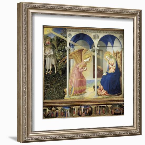 The Annunciation-Fra Angelico-Framed Art Print