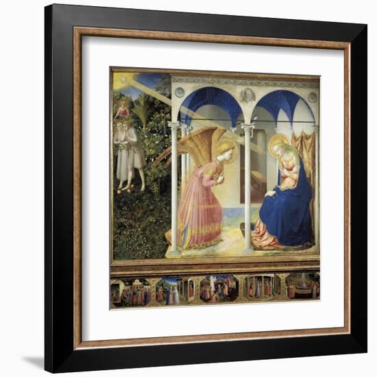 The Annunciation-Fra Angelico-Framed Art Print