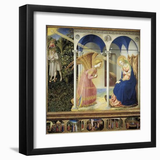 The Annunciation-Fra Angelico-Framed Art Print