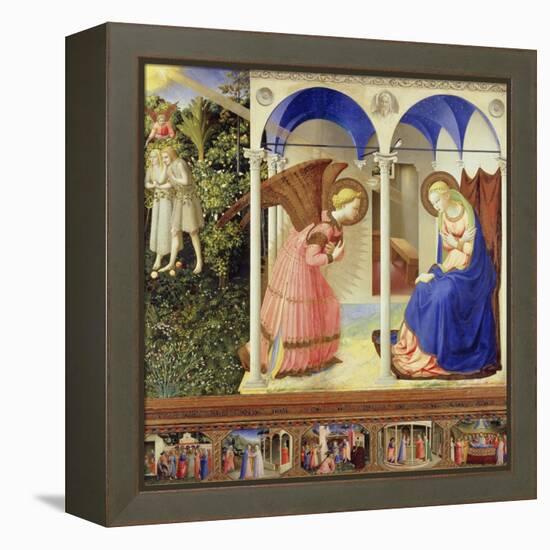 The Annunciation-Fra Angelico-Framed Premier Image Canvas