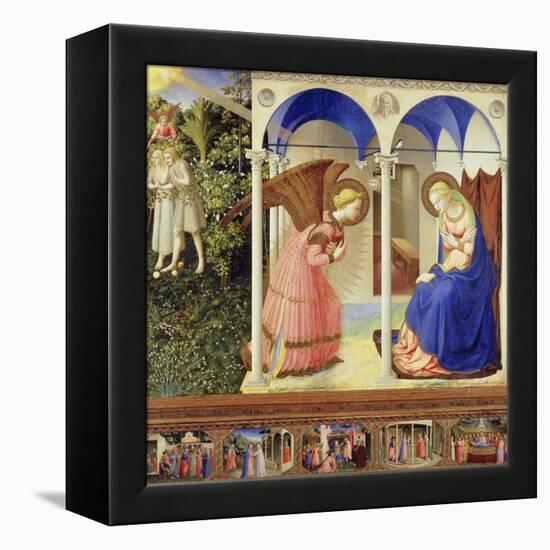 The Annunciation-Fra Angelico-Framed Premier Image Canvas