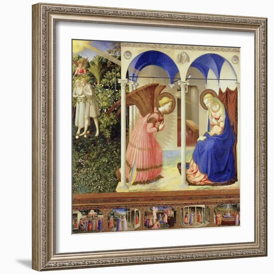 The Annunciation-Fra Angelico-Framed Giclee Print