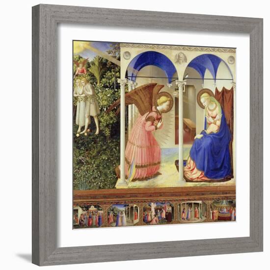 The Annunciation-Fra Angelico-Framed Giclee Print