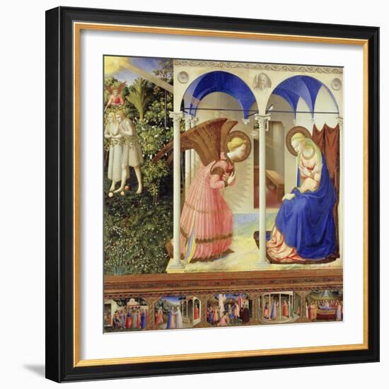 The Annunciation-Fra Angelico-Framed Giclee Print