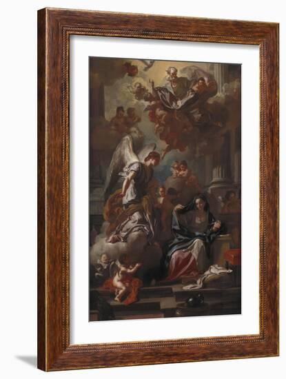 The Annunciation-Francesco Solimena-Framed Giclee Print