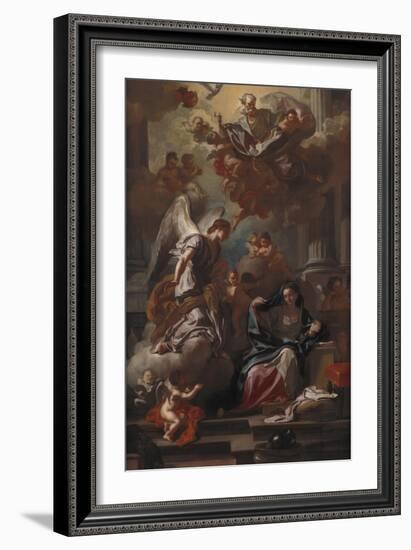 The Annunciation-Francesco Solimena-Framed Giclee Print