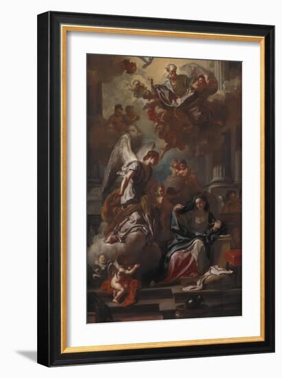 The Annunciation-Francesco Solimena-Framed Giclee Print