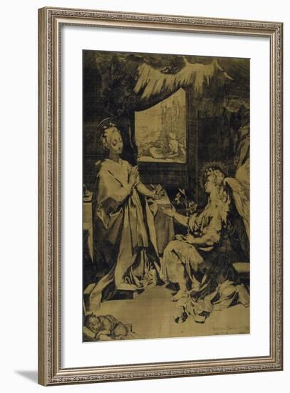 The Annunciation-Federico Barocci-Framed Giclee Print