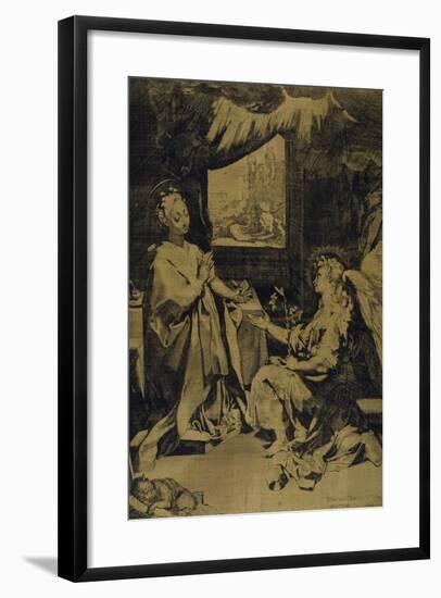 The Annunciation-Federico Barocci-Framed Giclee Print