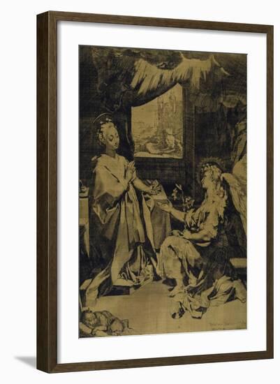 The Annunciation-Federico Barocci-Framed Giclee Print