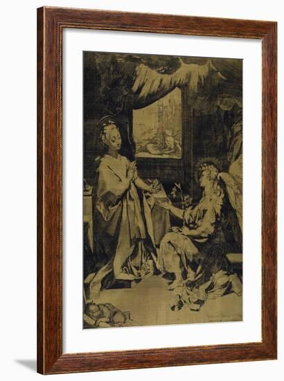 The Annunciation-Federico Barocci-Framed Giclee Print