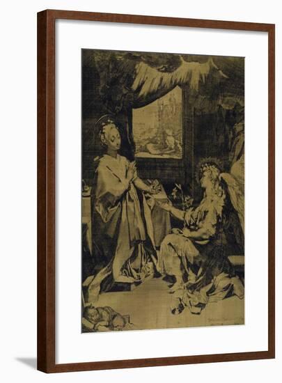 The Annunciation-Federico Barocci-Framed Giclee Print