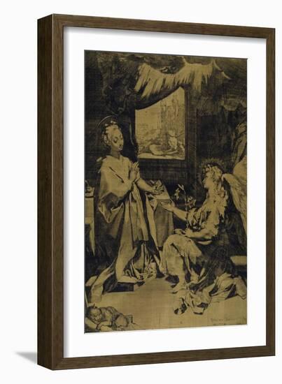 The Annunciation-Federico Barocci-Framed Giclee Print