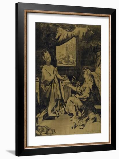 The Annunciation-Federico Barocci-Framed Giclee Print