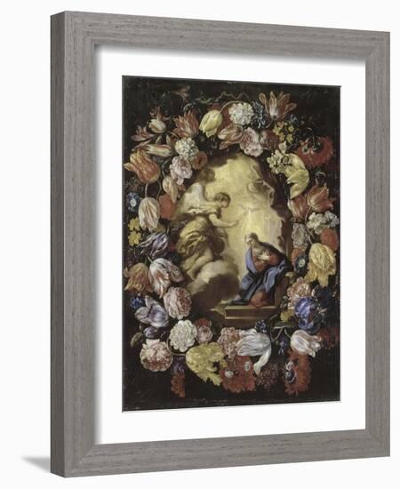 The Annunciation-Carlo Maratti-Framed Giclee Print