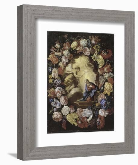 The Annunciation-Carlo Maratti-Framed Giclee Print