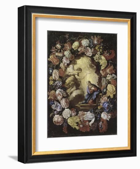 The Annunciation-Carlo Maratti-Framed Giclee Print