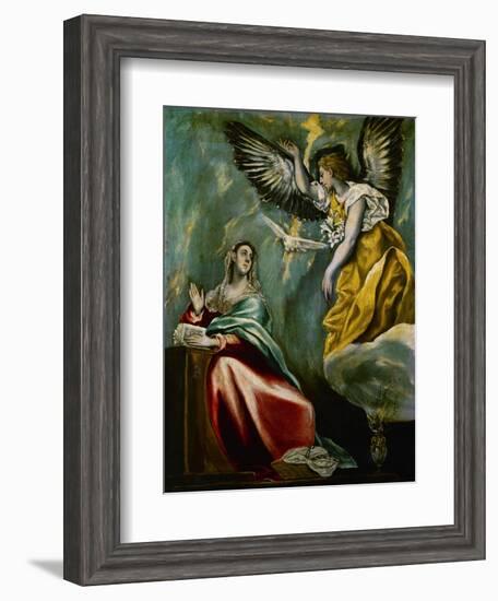 The Annunciation-El Greco-Framed Giclee Print