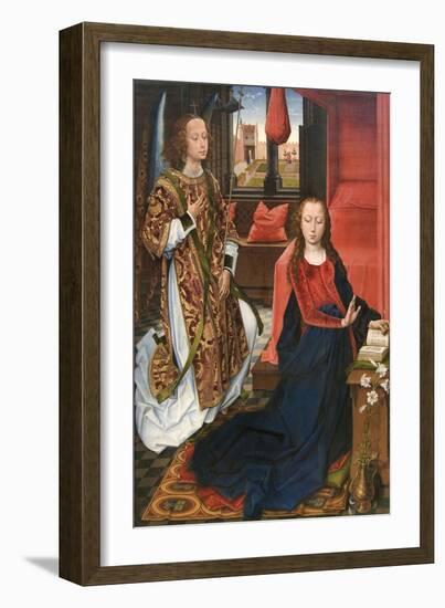 The Annunciation-Rogier van der Weyden-Framed Art Print