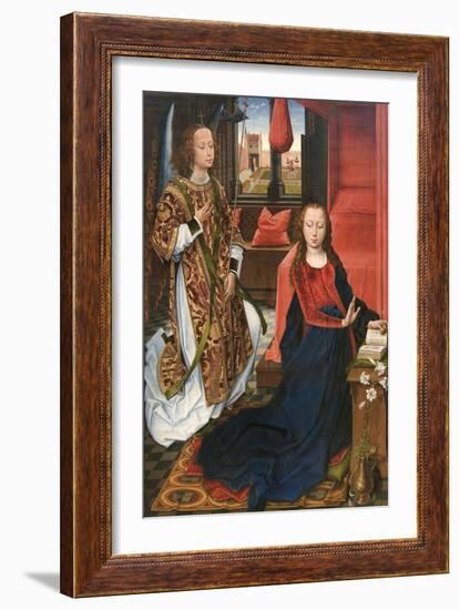 The Annunciation-Rogier van der Weyden-Framed Art Print