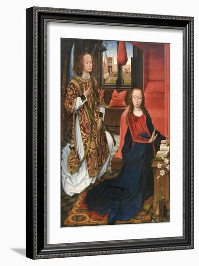 The Annunciation-Rogier van der Weyden-Framed Art Print