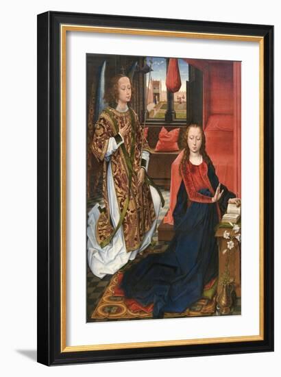 The Annunciation-Rogier van der Weyden-Framed Art Print